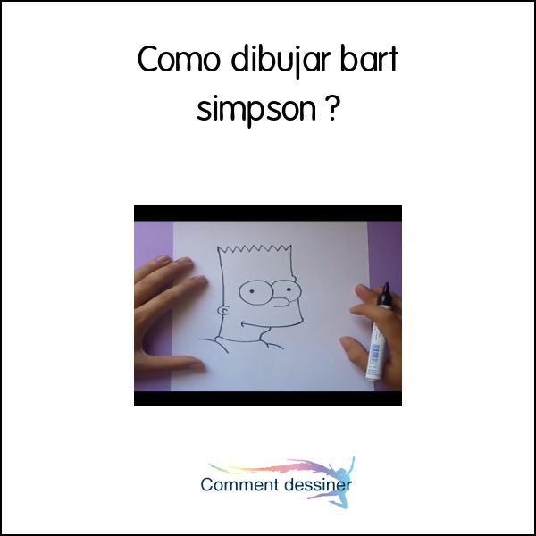 Como dibujar bart simpson